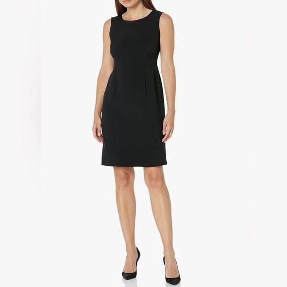 Kasper Classic Black Midi Dress - Picture 1 of 5